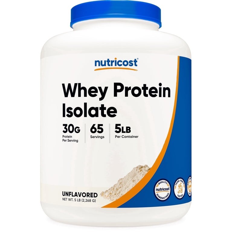 Nutricost Whey Protein Isolate Powder Unflavored