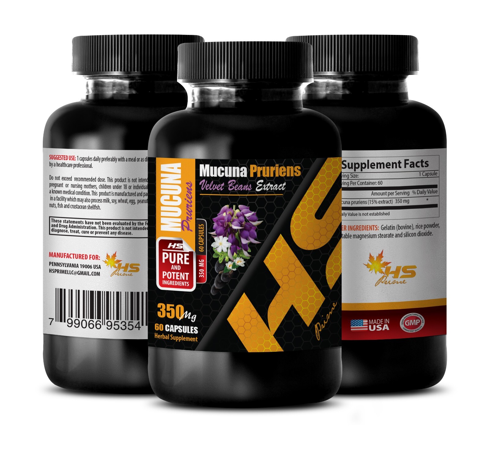 enhancement for women – MUCUNA PRURIENS BEAN EXTRACT – T-Booster pills 1BOTTL