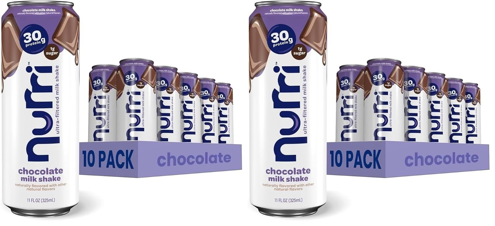 Nurri 30g Protein Ultra Filtered Milk Shake Chocolate 10 Cans