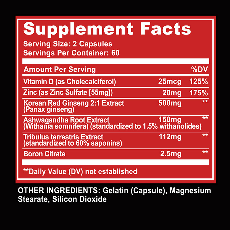Muscle Builder Capsules – Ashwagandha, Tribulus, Fat Burner, Increased Energy