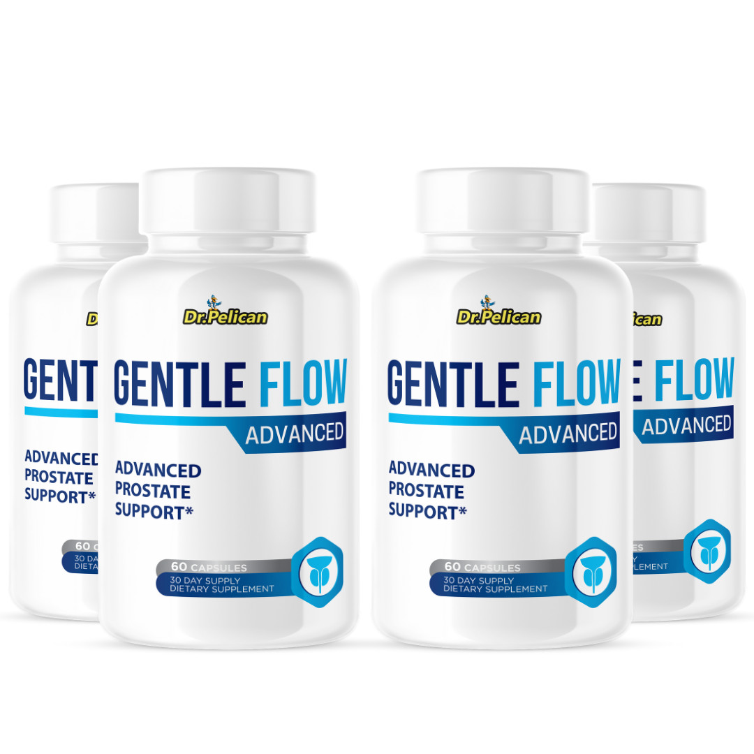 Gentle Flow Advanced – Prostate Support- 4 Bottles- 240 Capsules