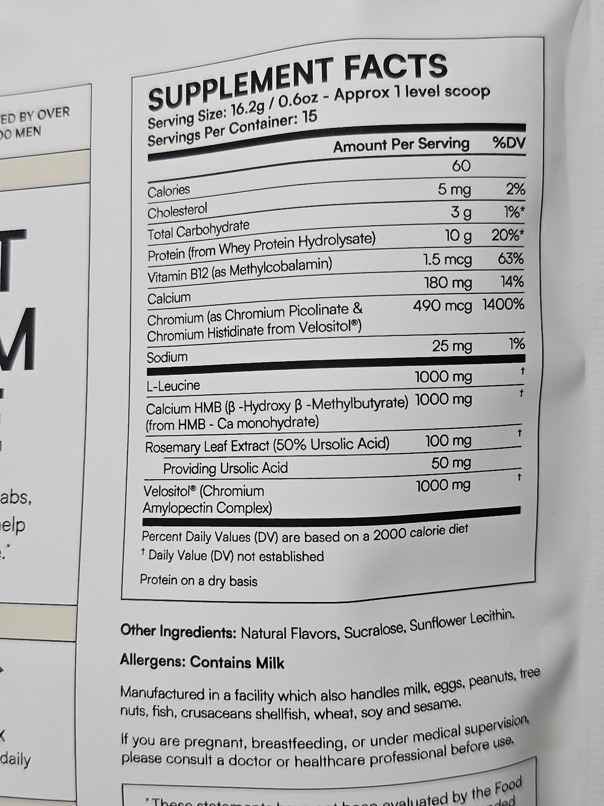 Apex Labs Muscle Defense Vanilla Protein Shake 15 Servings New Sealed! Exp 4/28