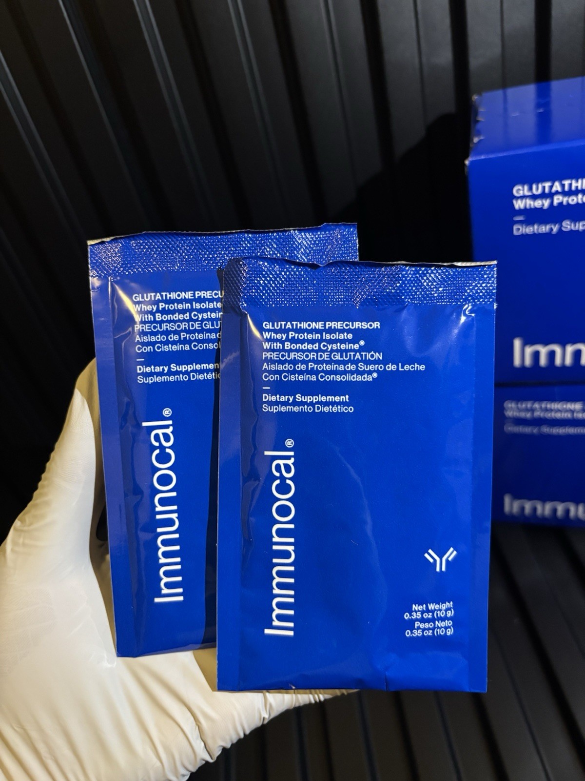 Immunocal Classic Blue 5 Boxes Regular Glutathione Precursor, Immunotec