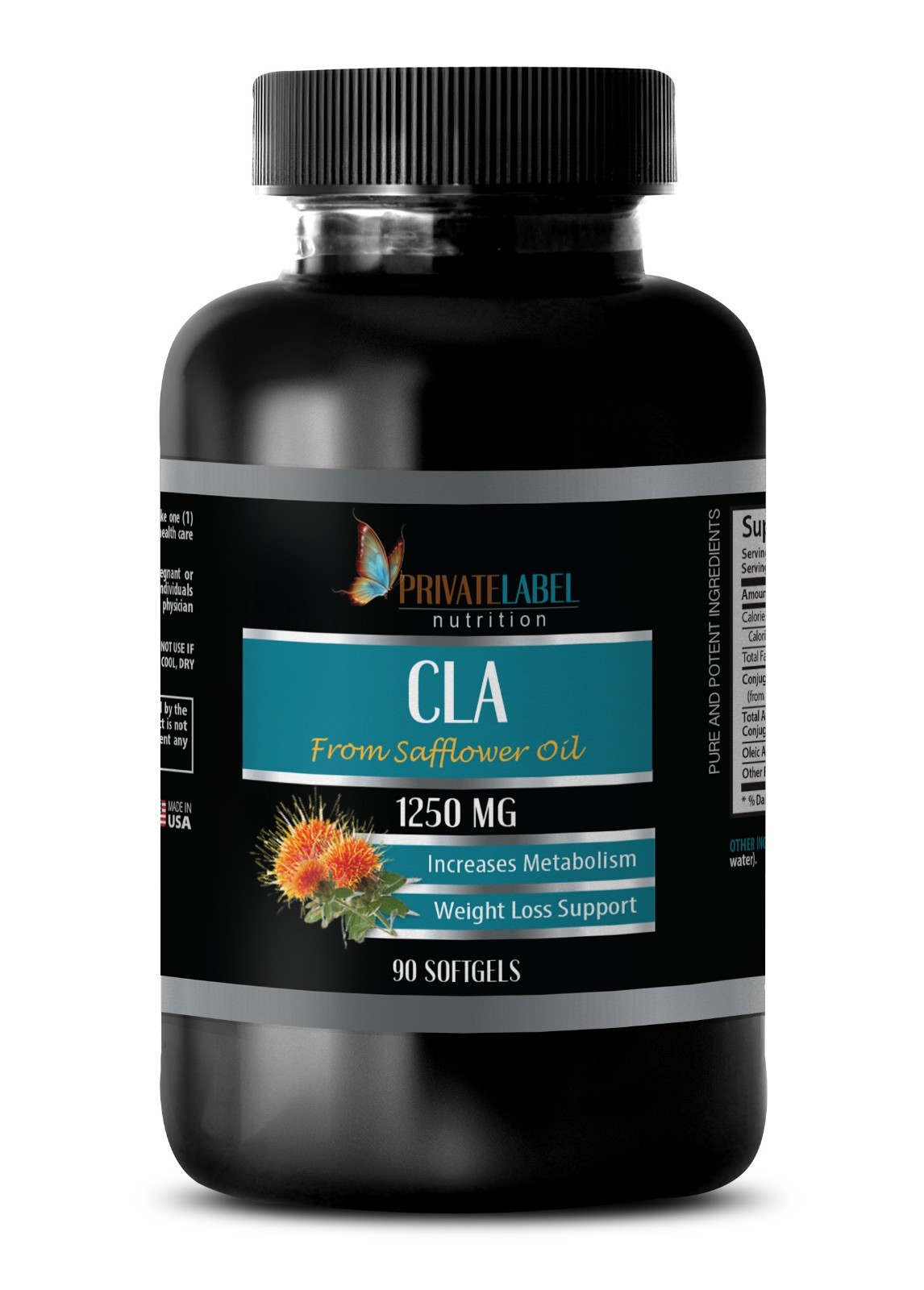 extreme weight loss pills – CLA 1250mg – fat burner pills – 90 Softgels
