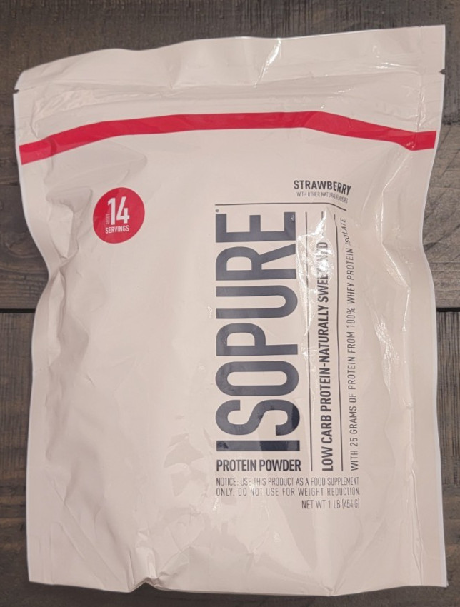 ISOPURE, 25G Protein Powder, Strawberry, 1 lb, 454 g (Use by 8/7/26)