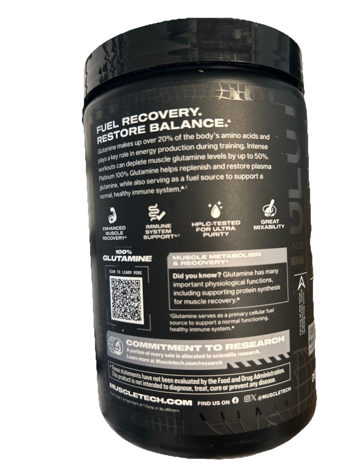 Platinum 100% Glutamine, Unflavored, 10.58 oz (300 g), 2028