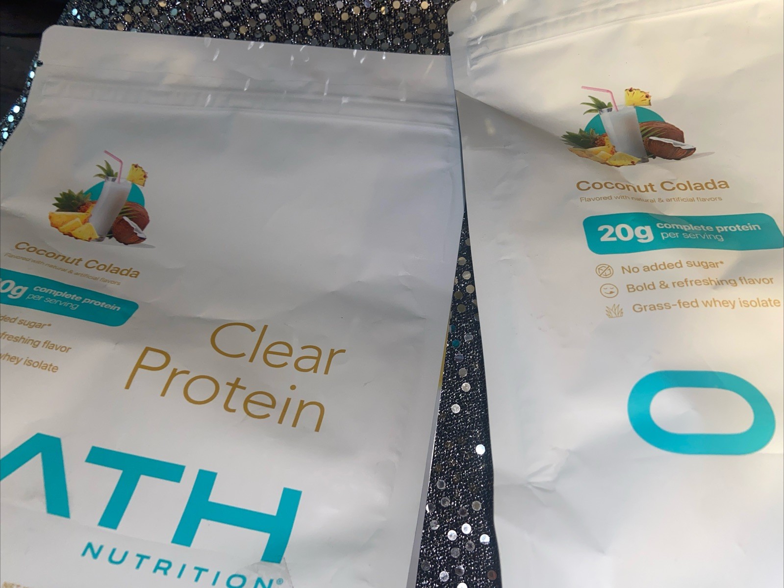 Lot Of 5 Various Oath Clear Protein Drink Mixes 18 Oz. Ea 5 Bags New Exp 8/2027