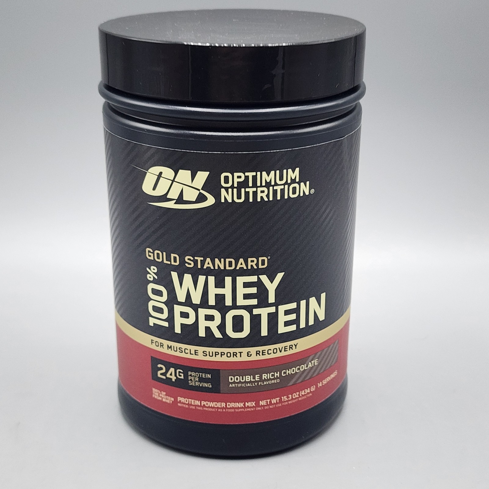 Gold Standard 100% Whey Protein Powder, Double Rich Chocolate, 1 Pound Pack of 1