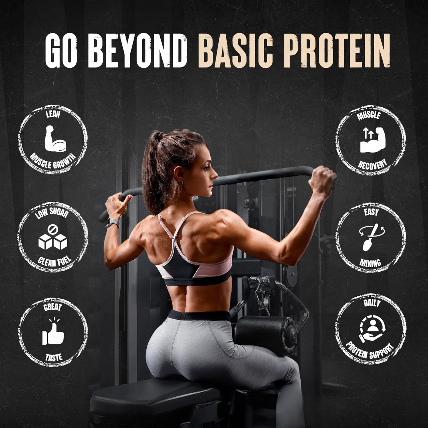 100% Whey Protein Powder – Whey Blend for Pre or Post Workout, Recovery, Anytime