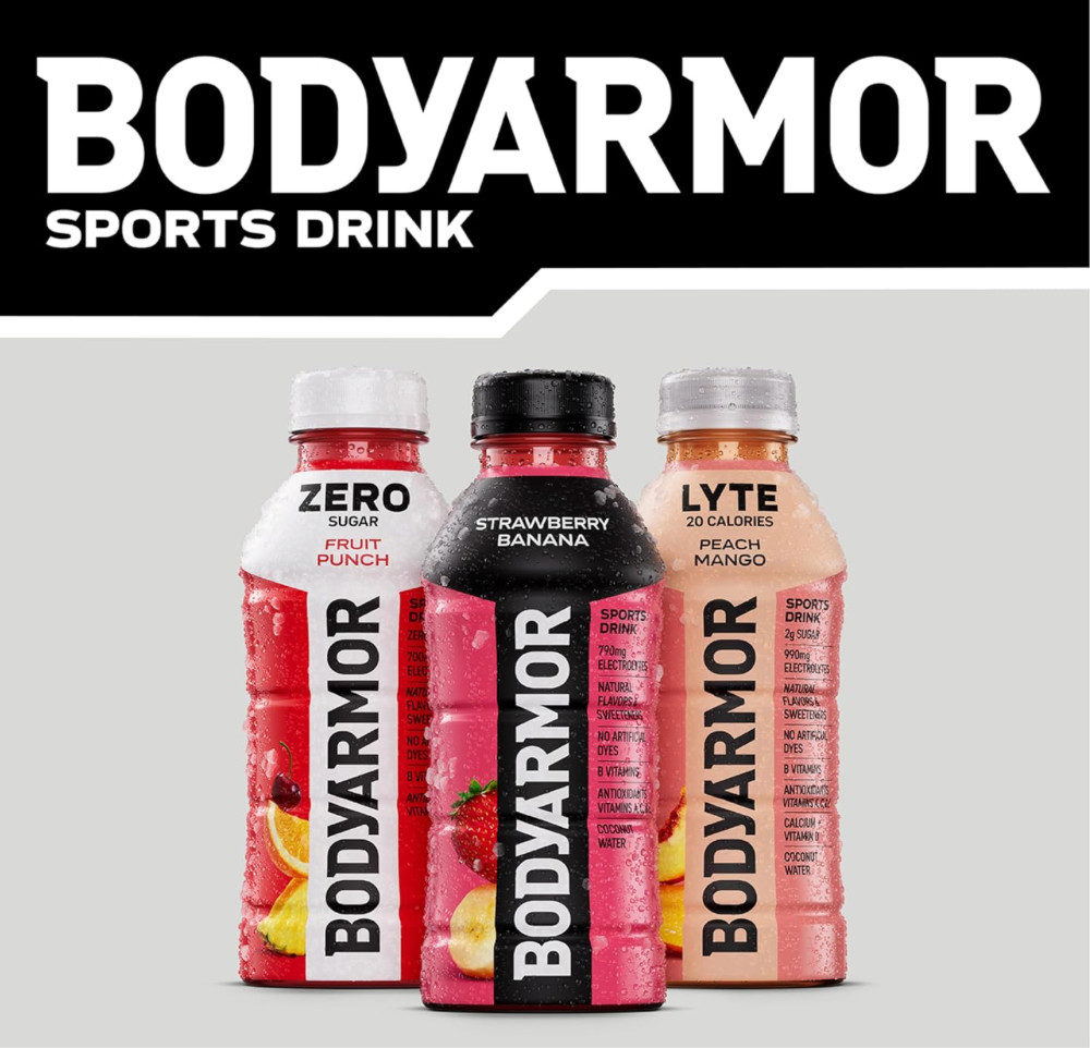 BODYARMOR Sports Drink, Orange Mango, Electrolyte Drink Hydration, 16 Fl Oz Bott