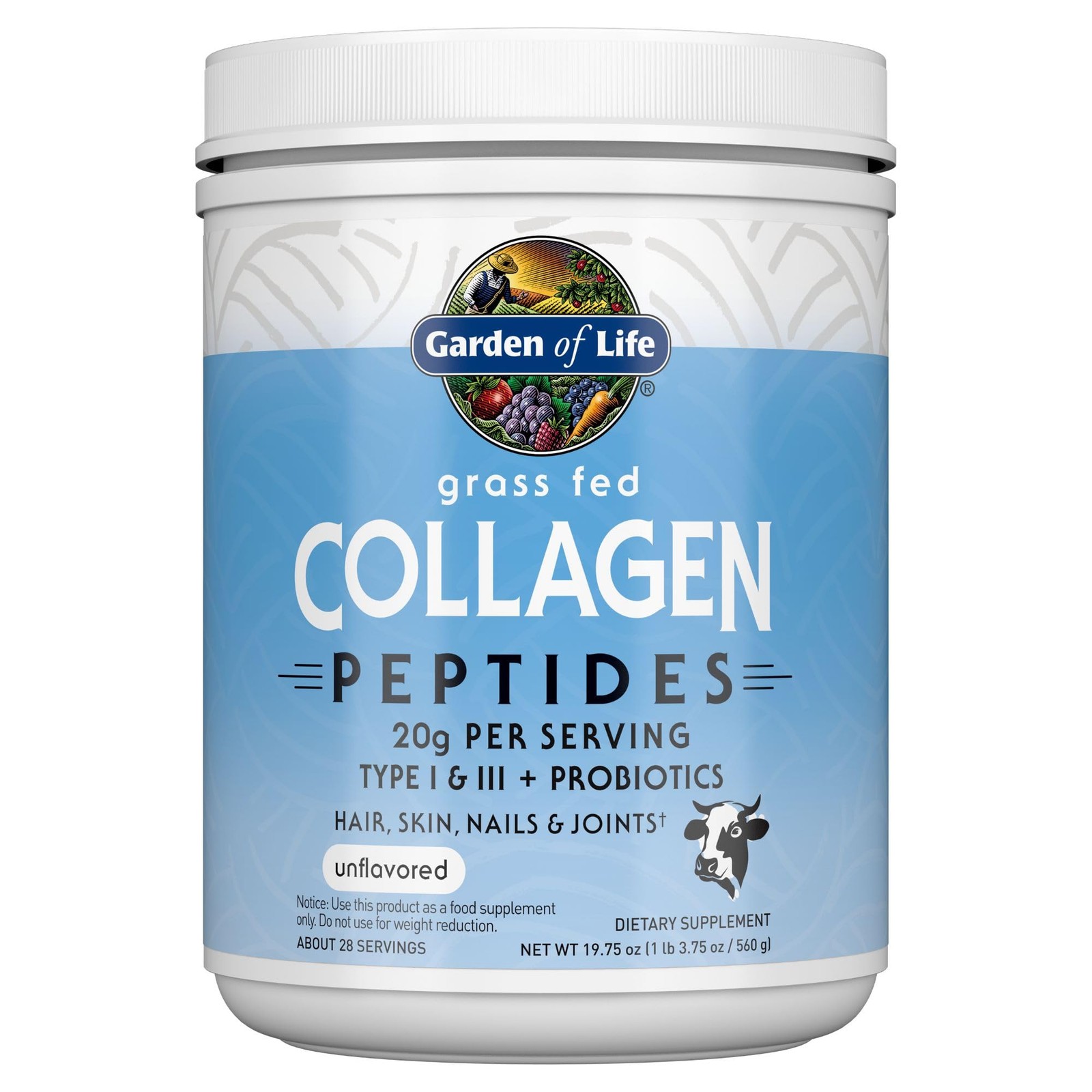 Garden of Life Power Bundle – Collagen Peptides 28 Servings (Pack 1)