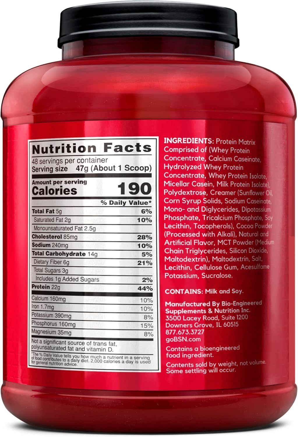 BSN SYNTHA 6 CHOC MILKSHAKE 5LB