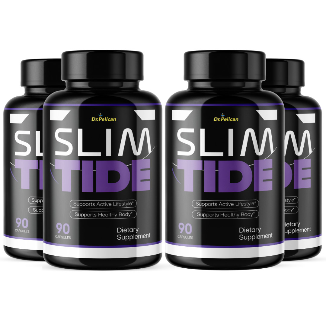 Slim Tide- Bodybuilding & Men’s Health Support- 4 Bottles- 360 Capsules