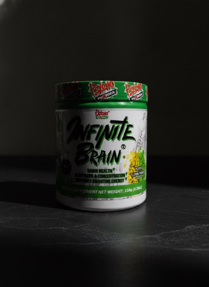 Psycho Pharma Infinite Brain Nootropic Plato’s Lemon Punch 30 Servings New