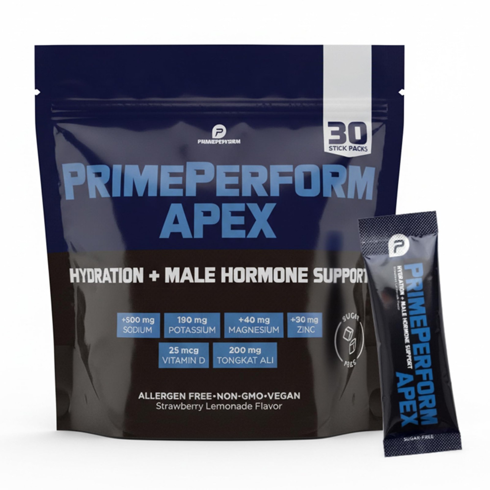 PrimePerform Hydration & Hormone Support 6.35 Ounce (Pack of 1), Pale Yellow