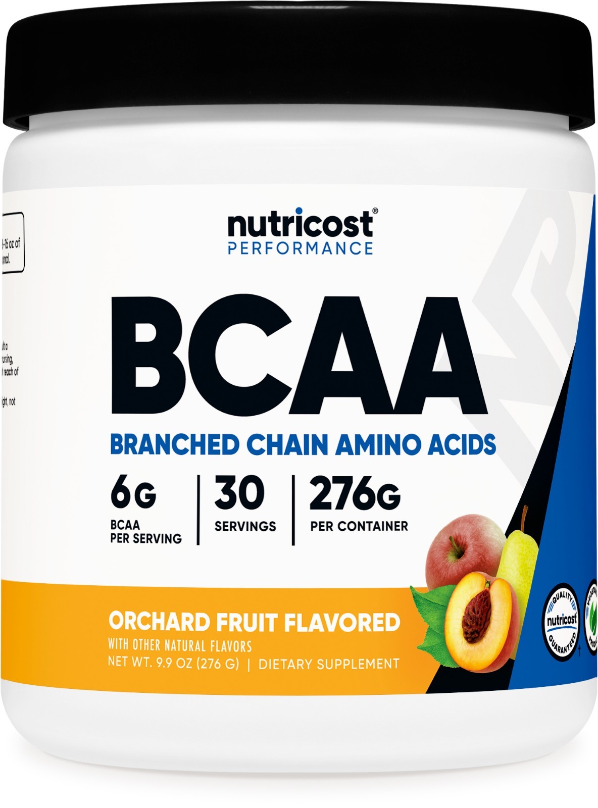 Nutricost BCAA Powder 2:1:1 (Orchard Fruit) – Branch Chain Amino Acids
