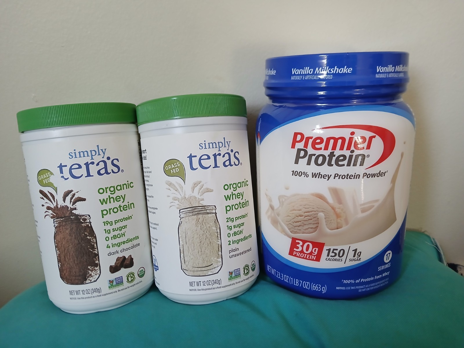 Premier Protein Powder and Simply Teras Protein Powder