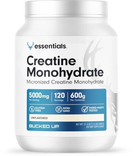 Creatine Monohydrate Micronized 250g 50 Servings 5g Unflavored