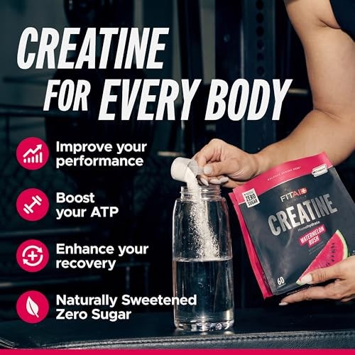 Creatine Monohydrate Powder Watermelon 60 Servings Pre Workout