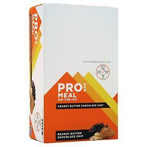 Probar Meal On-the-Go Bar Peanut Butter Chocolate Chip 12 bars