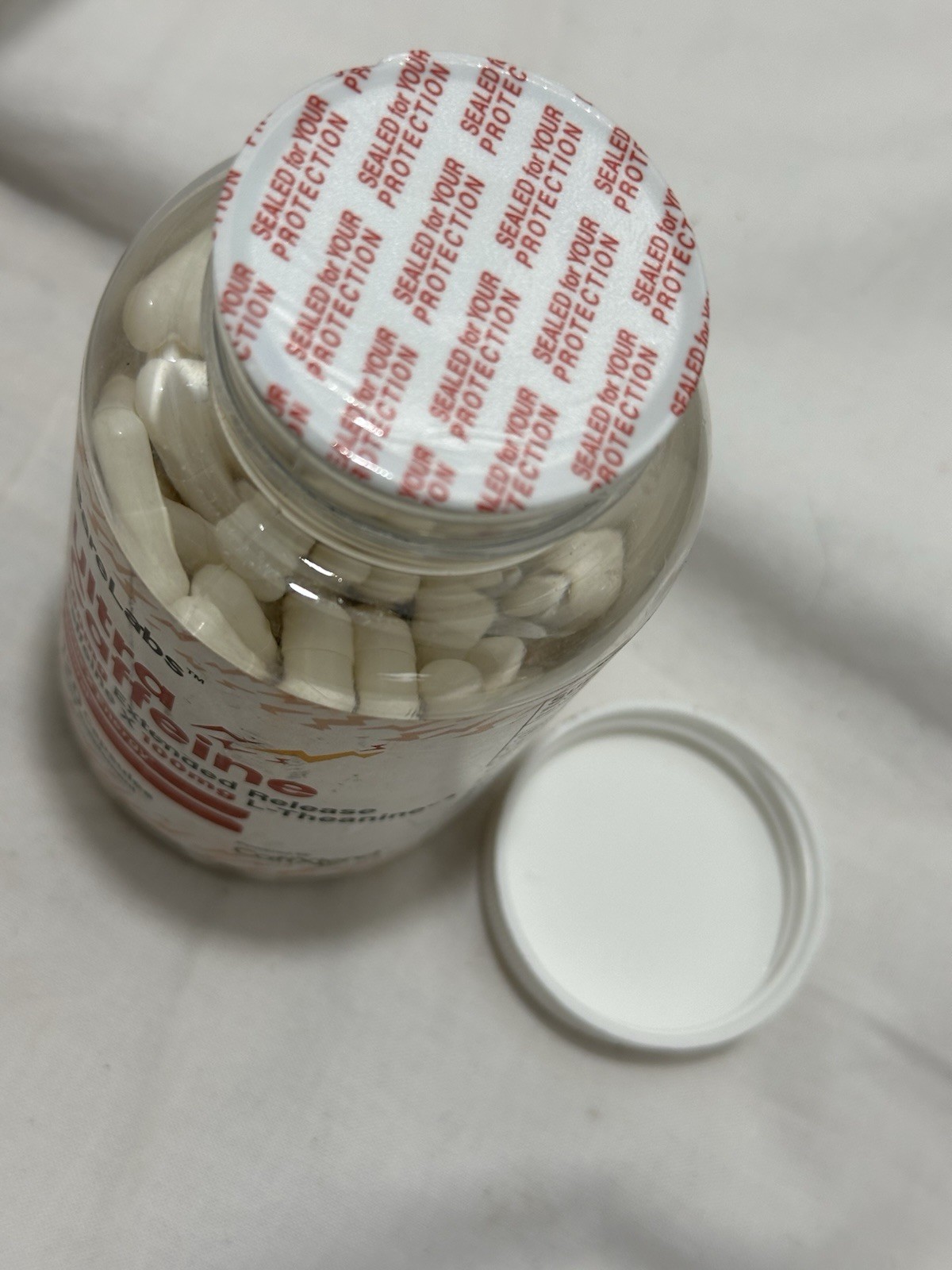 Ultra Caffeine 200mg Extended Release Caffeine X 100mg L-Theanine 120 Caps 9/26