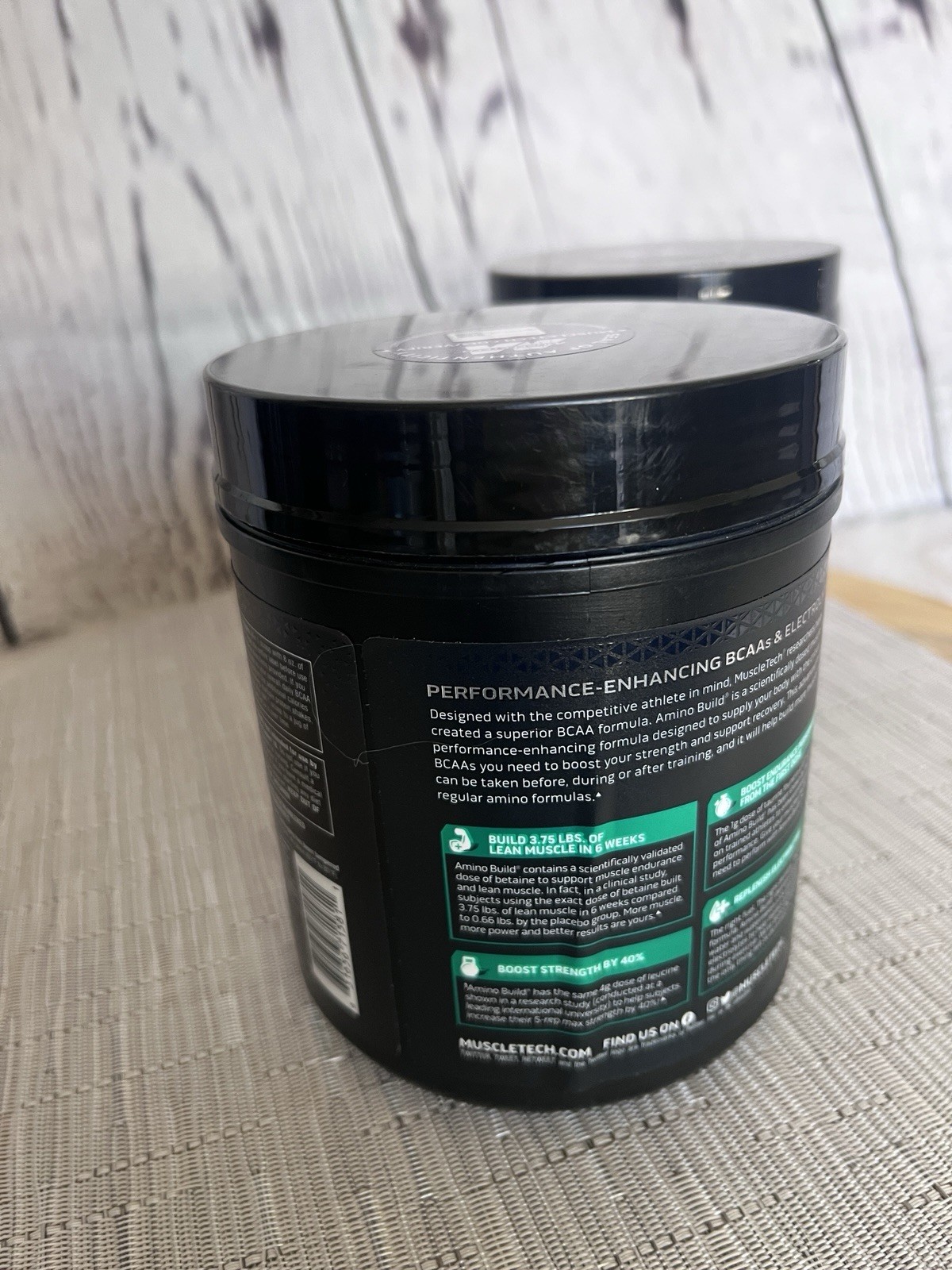 2-Pack MuscleTech BCAA Powder -Men & Women Strawberry Watermelon Boosts Strength