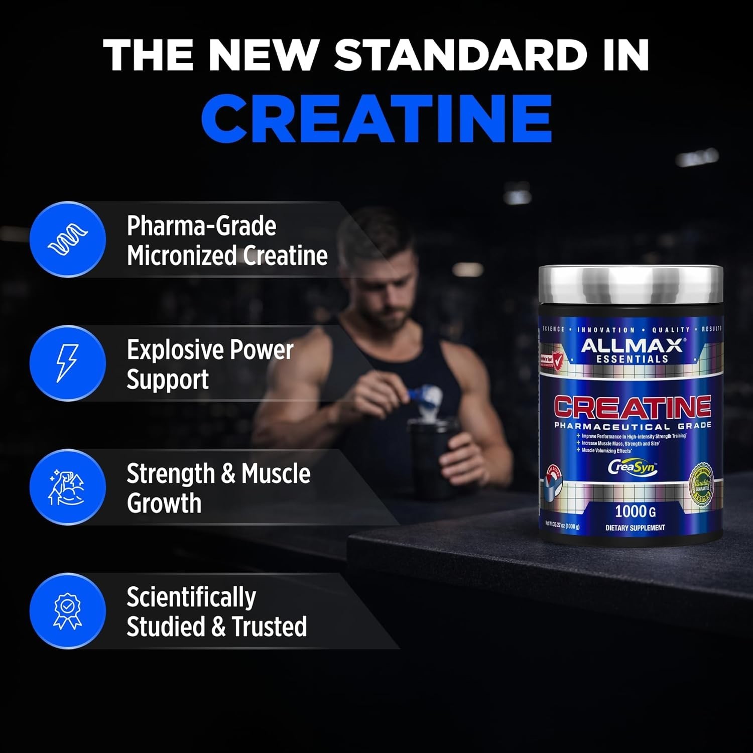 Micronized Creatine Powder – Supports Strength & Performance – 35.27 oz