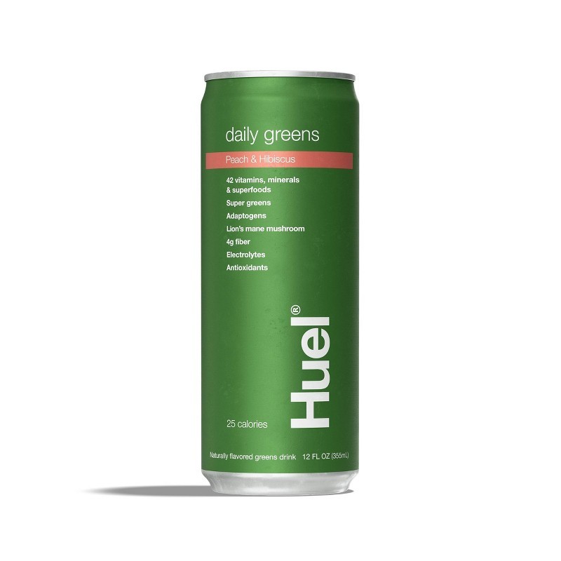 Peach Hibiscus Daily Ready-to-Drink Greens Superfood Supplements 4pk/12 fl oz