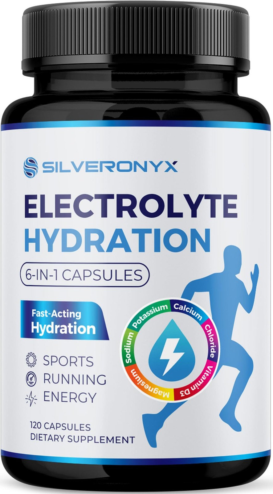 Electrolytes Supplement – Sugar Free, Advanced 120 Count (Pack of 1)