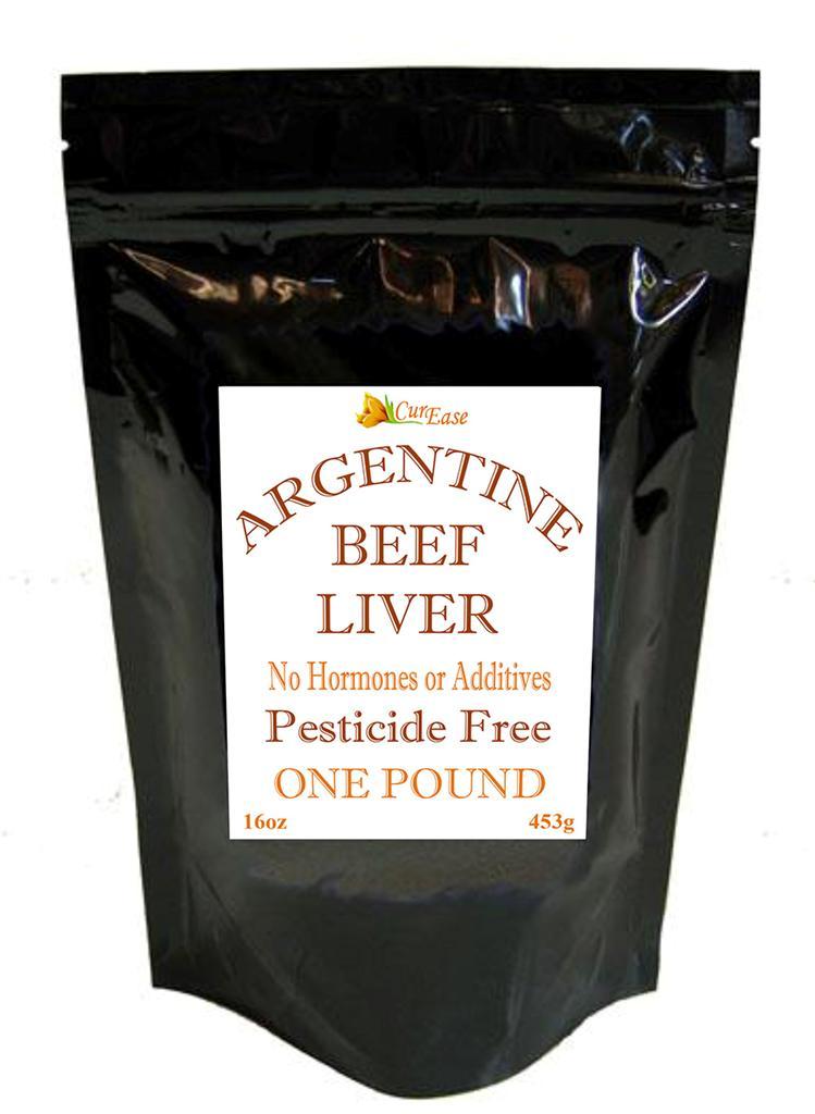 ORGANIC Argentine Grass Fed & Finished Beef LIVER POWDER Undefatted Protein 1 LB