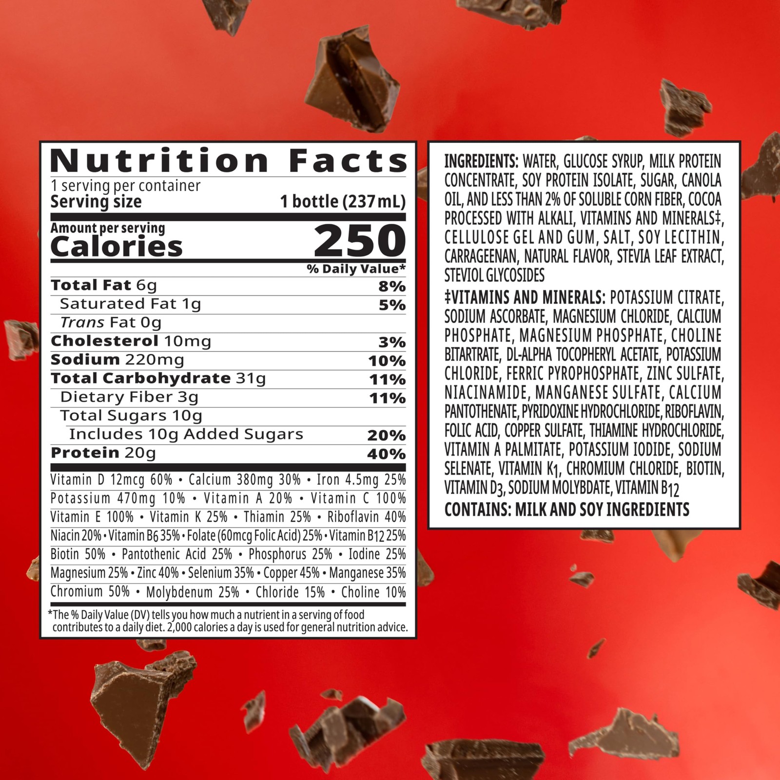 BOOST High Protein with Fiber Ready to 192 Fl Oz (Pack of 1), Rich Chocolate