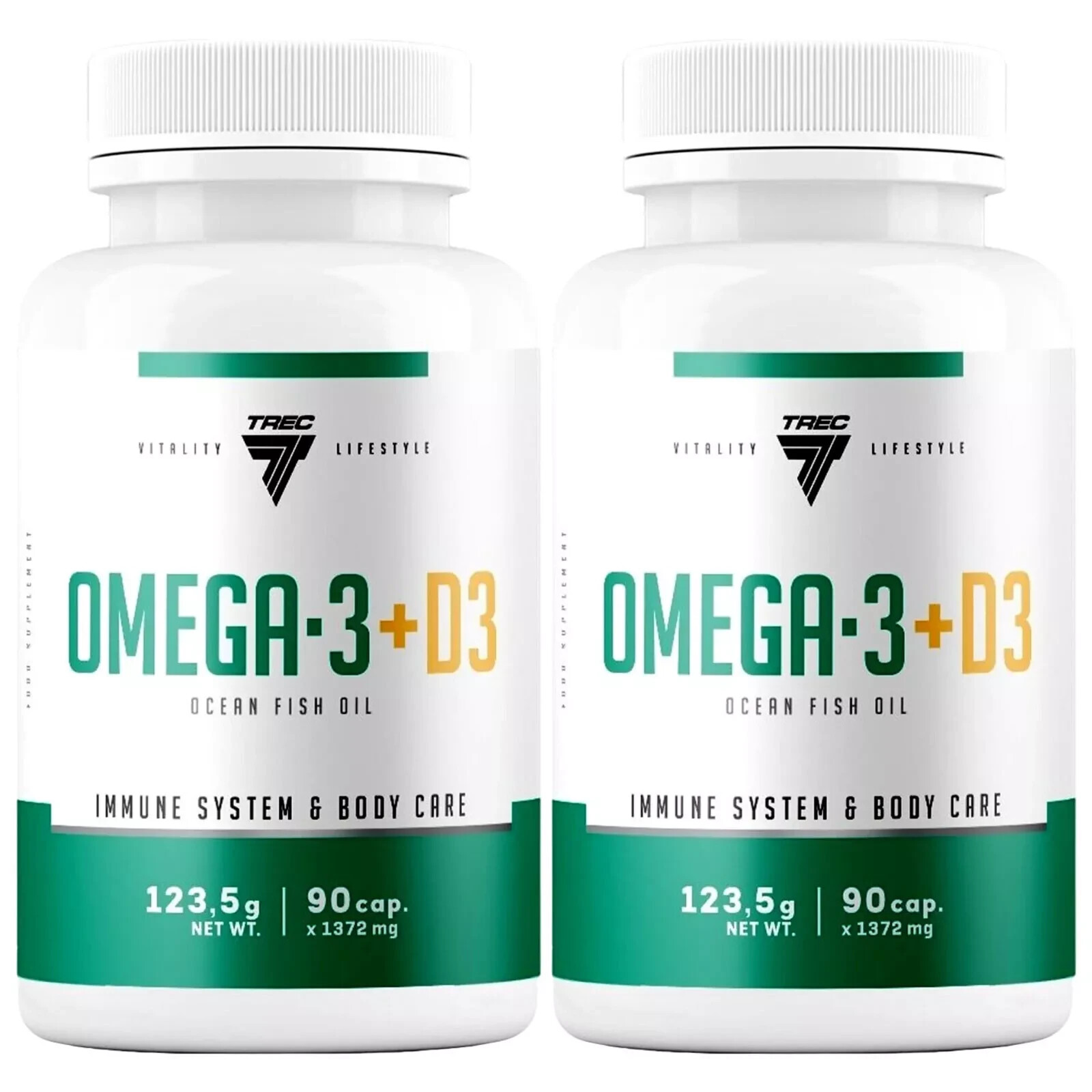 Omega-3 + D3 – TREC – immune system,support for heart, healthy joints, bones