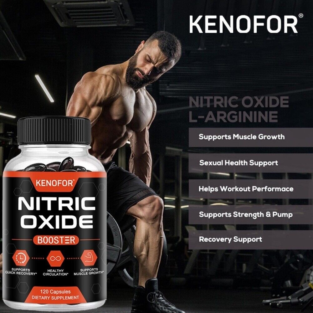 Nitric Oxide Booster Supplement – L-Arginin, L-Citrulline 1500mg –