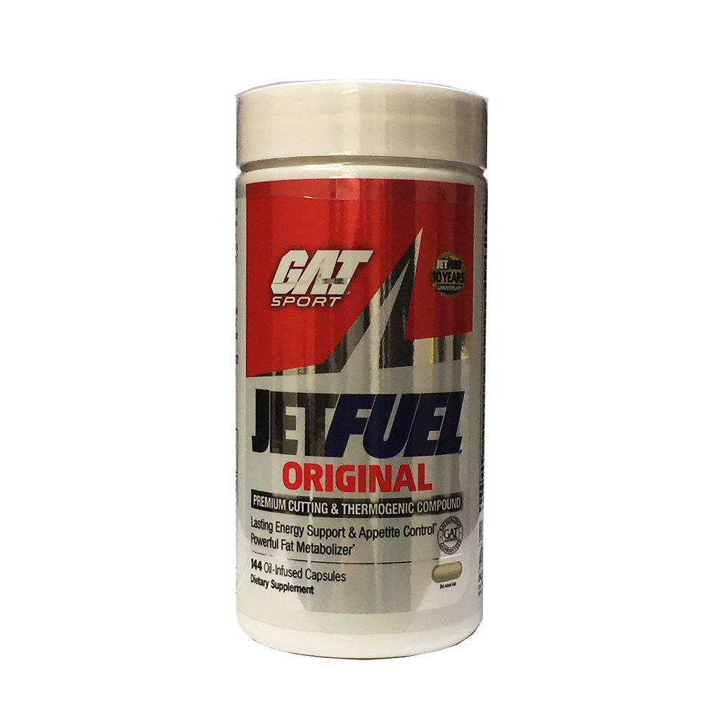 GAT JETFUEL Original -Fat Burner- 144 Oil-Infused Caps (Jet Fuel)
