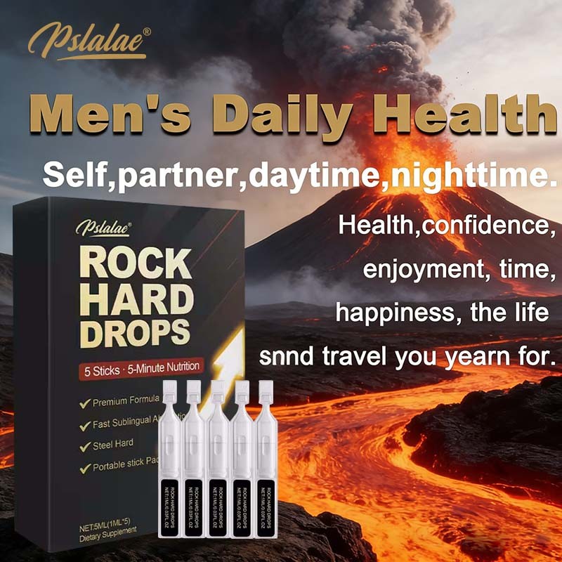 Rock Hard Drops – with Tribulus Terrestris, Maca Root, L-Arginine, Men’s Health