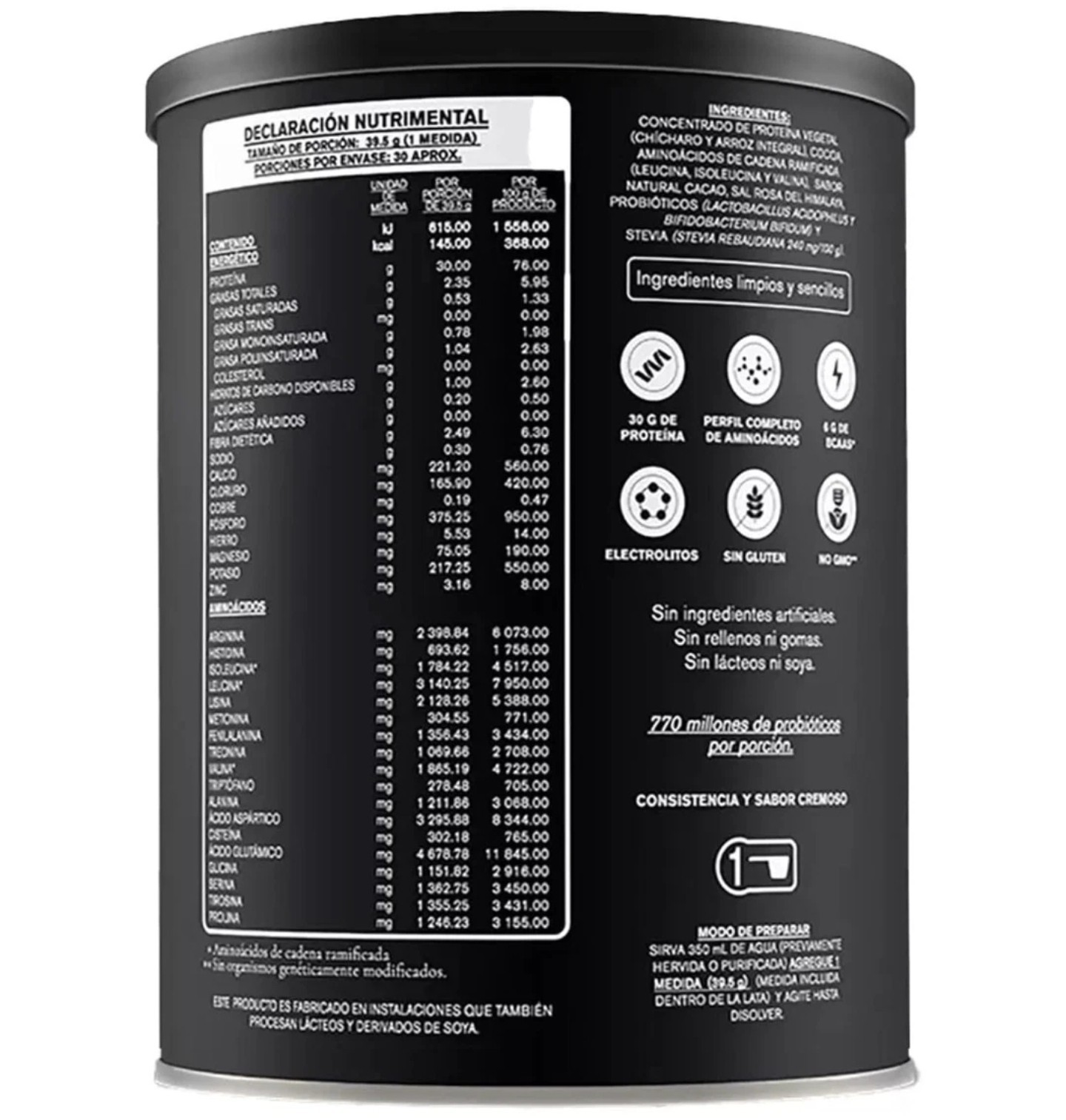 Habits Plant-Based Protein Powder, Cocoa Flavor, Gluten Free, 1.2 kg