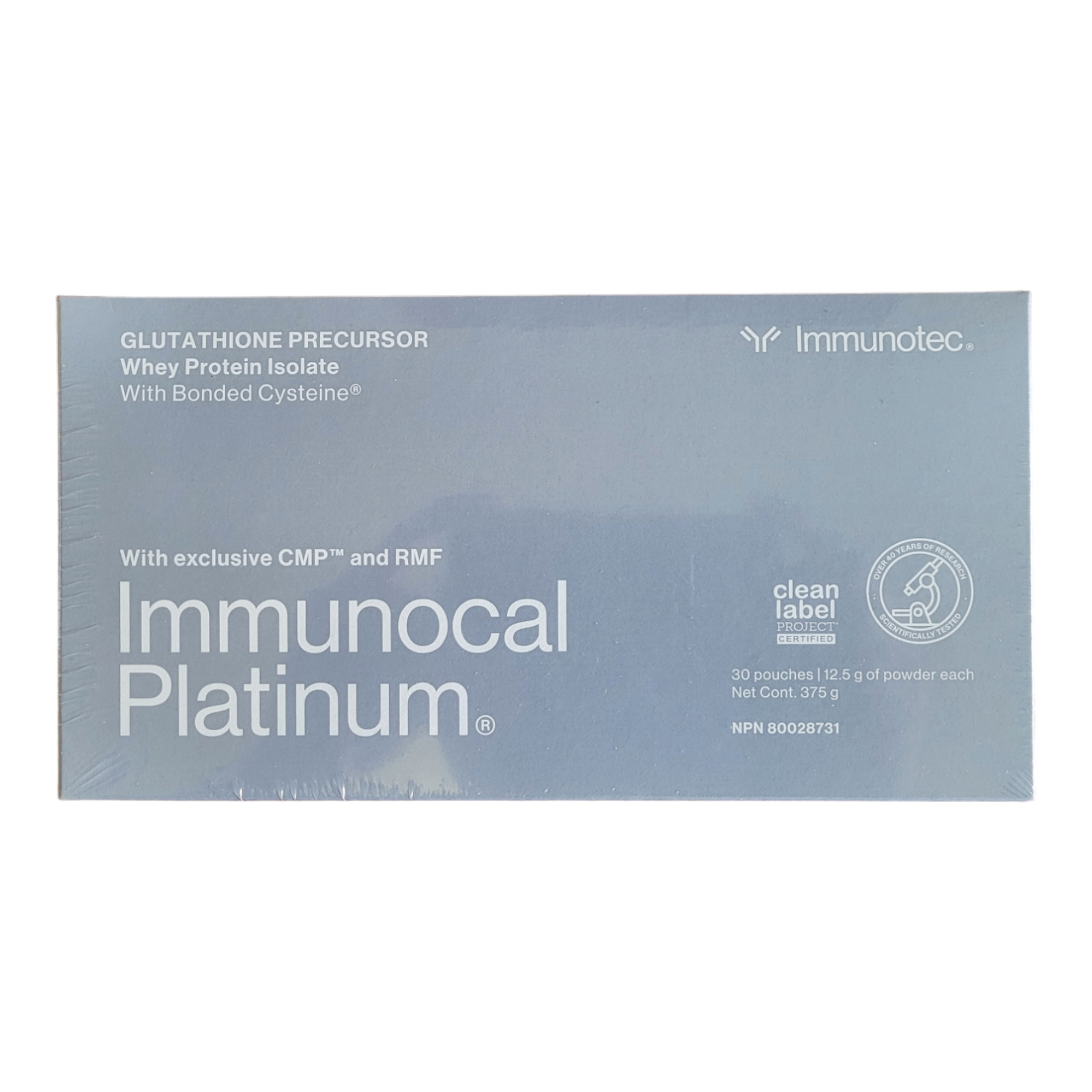 Immunotec Immunocal Platinum Glutathione Precursor (2 Packs) – Exp: 9/2028