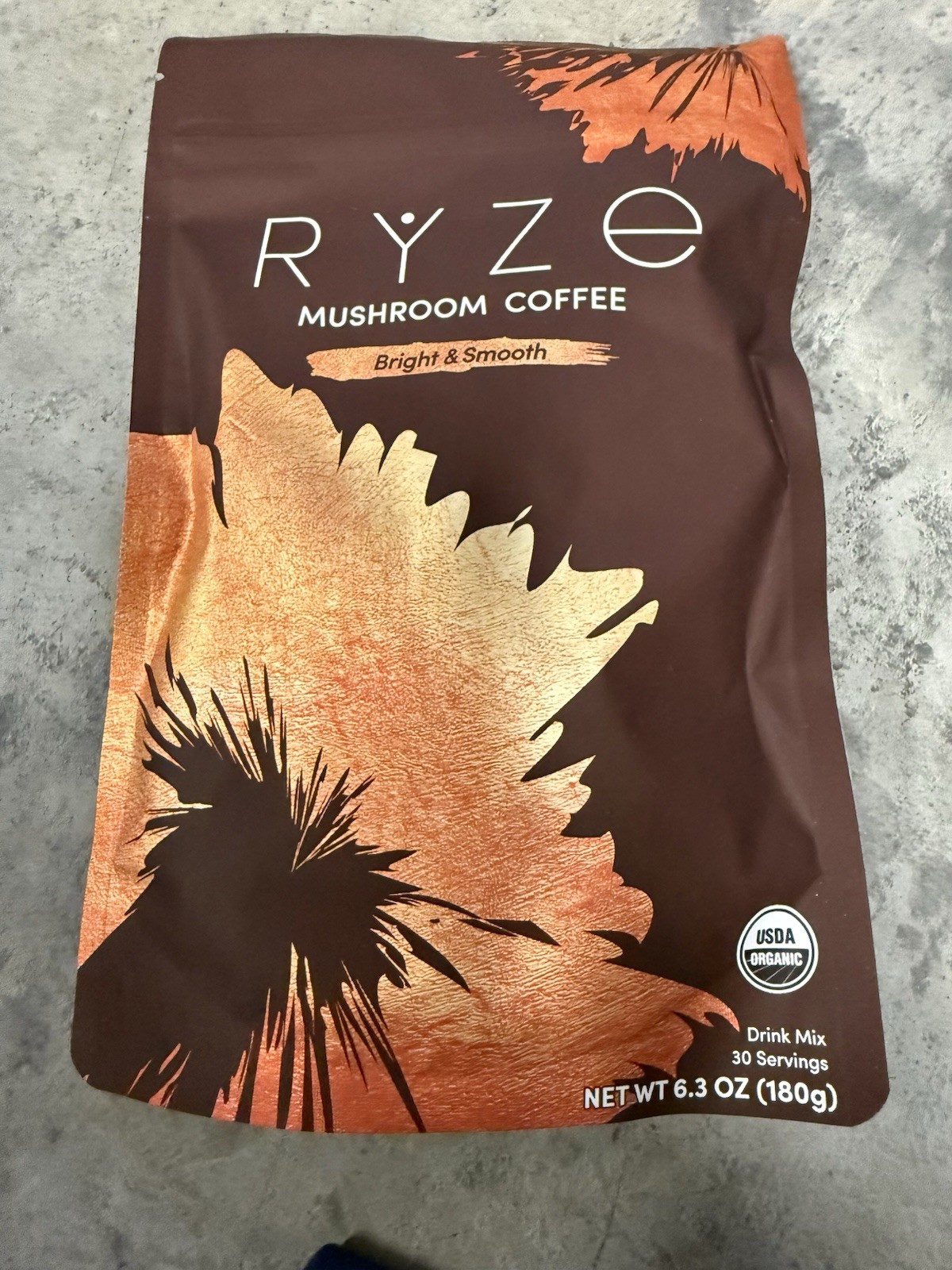 🔥RYZE SUPERFOODS RYZE n Shine Bundle, USDA Organic Mushroom MedRoast Coffee