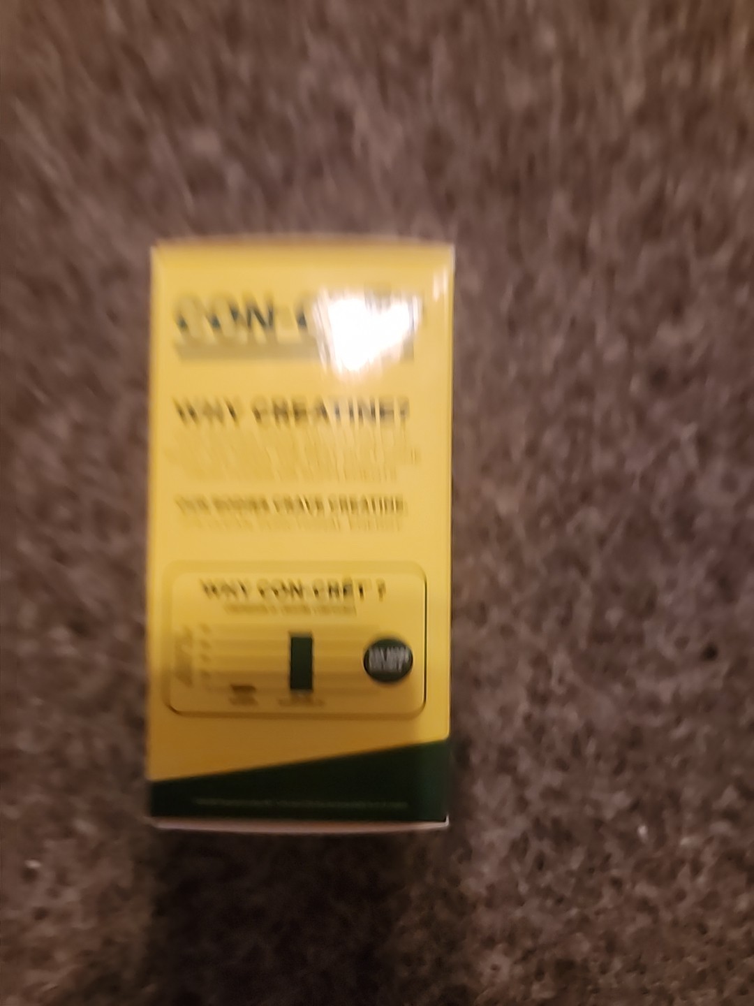 Con-Cret Concentrated Pure Creatine HCI• 48 Capsules• Expires 08/2026