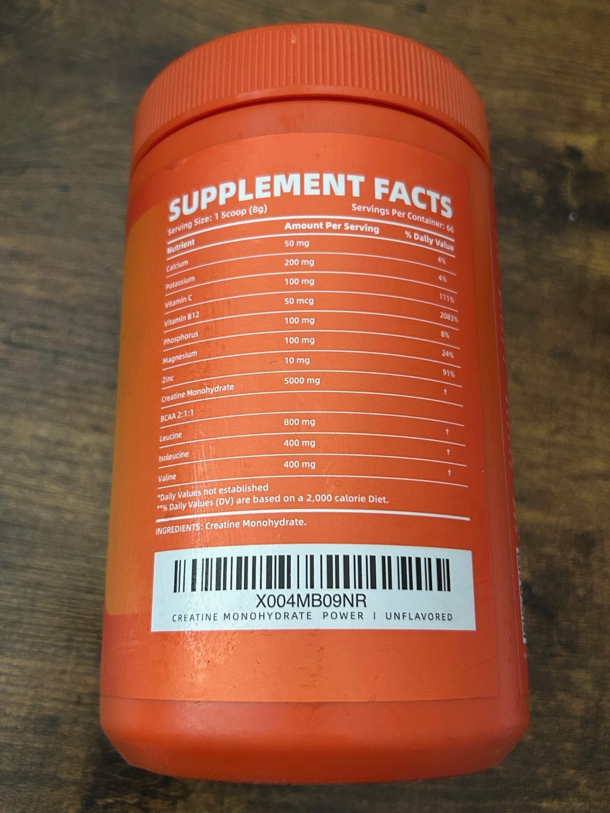 Happyummmm Creatine Monohydrate x10 Power 5G Creatine per Serving Exp 5/27