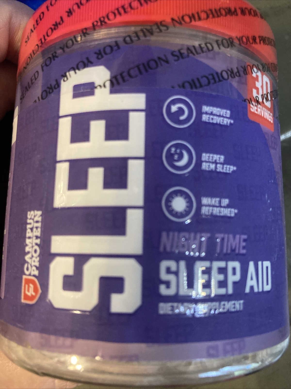 Campus Protein Night Time Sleep Aid Dietary Supplement 30