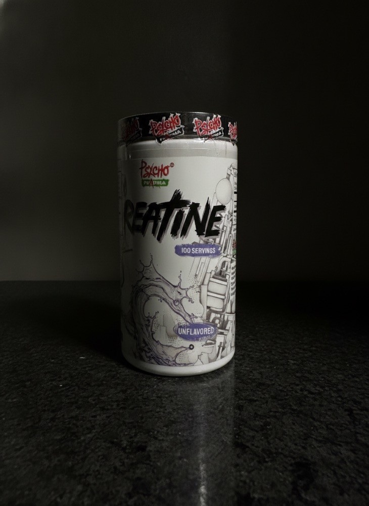Psycho Pharma Creatine Monohydrate Unflavored 500g 100 Servings New Sealed