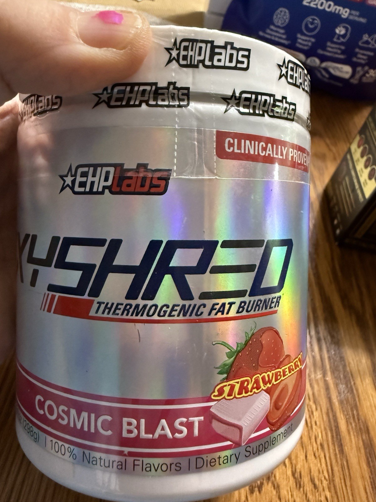 2 Brand New Containers of Oxyshred Cosmic Blast Energy Drink