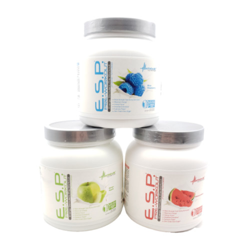 ESP PRE WORKOUT POWDER (E.S.P.) 300 GRAMS ALL FLAVORS NEW SEALED FREE SHIP