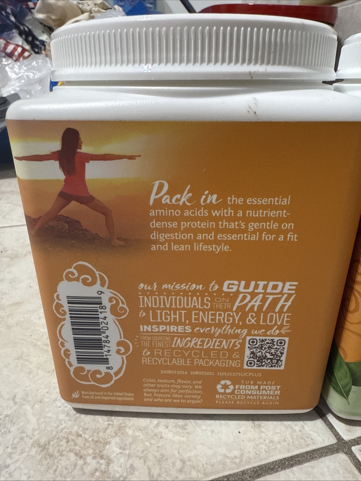 SUNWARRIOR Organic Classic Plus Natural, 13.2 oz./2 count