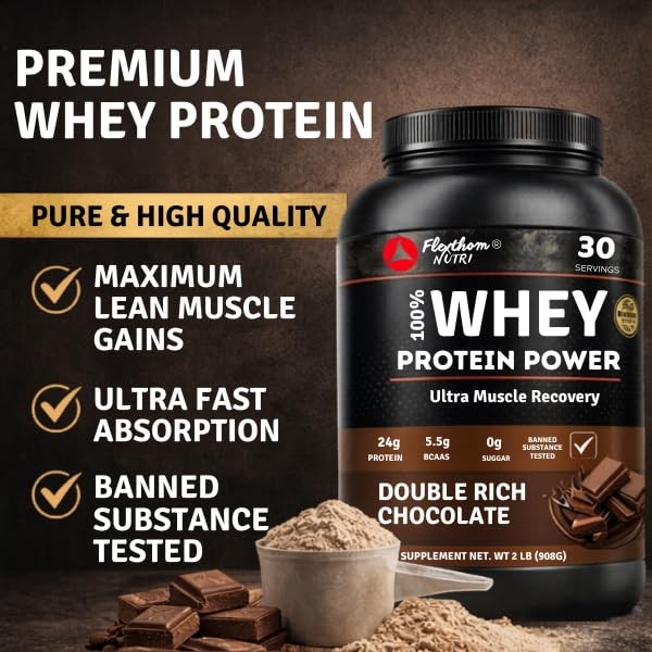Ultra-Pure 100% Whey Protein Powder – Double Chocolate | Lean Muscle Nutrition (