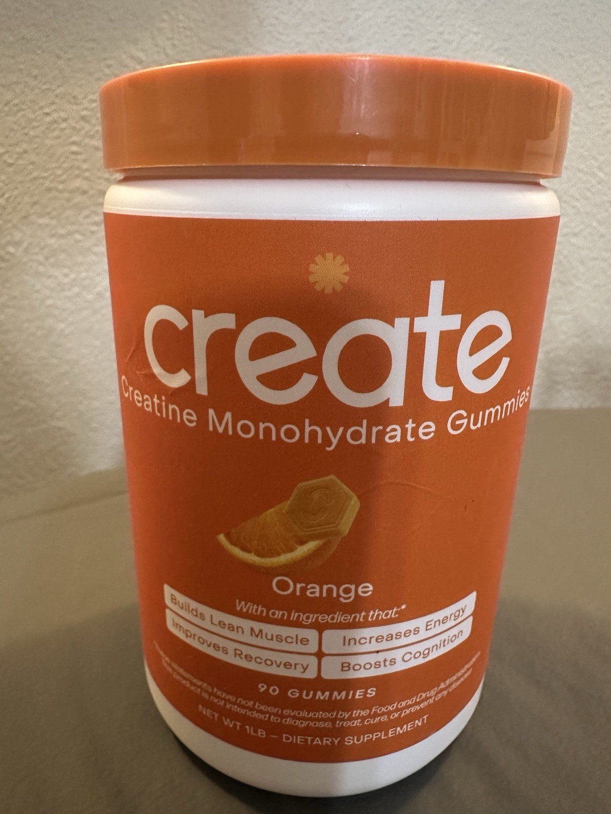 Create Creatine Monohydrate Gummies Orange & Watermelon – 2 Month supply (180)