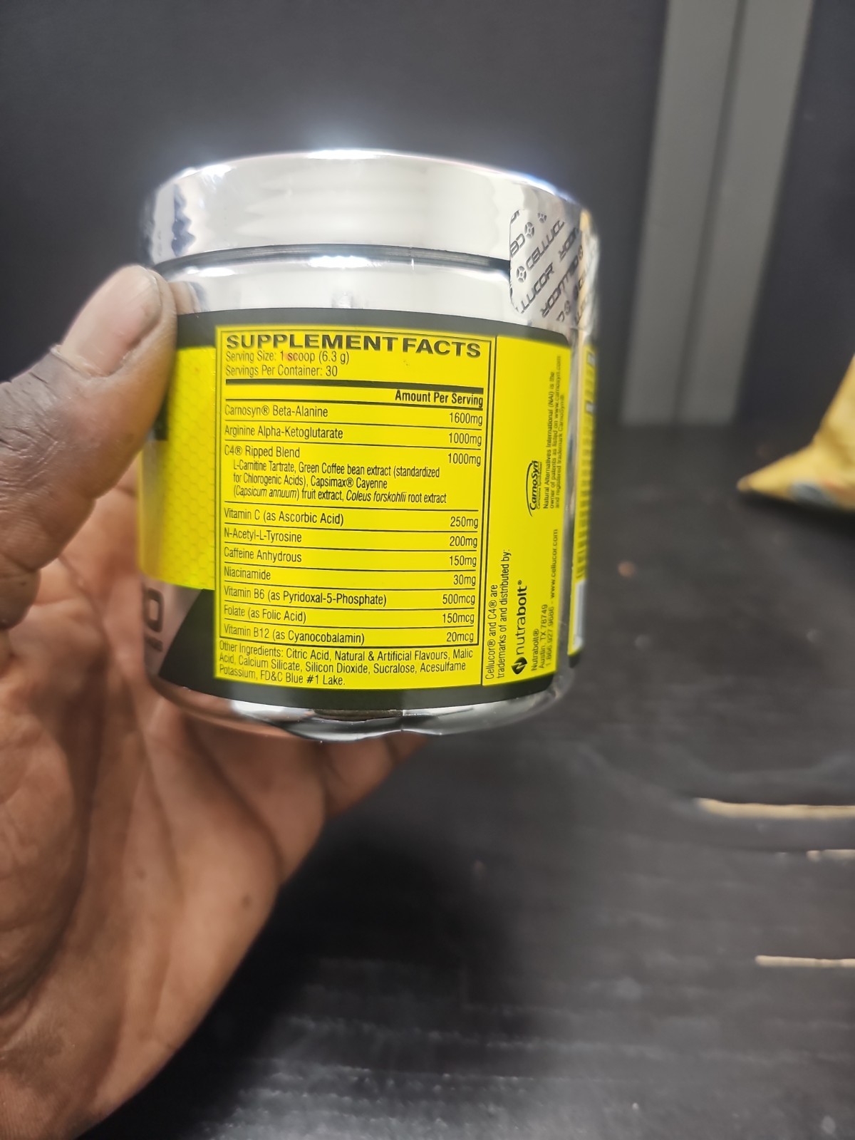 c4 pre workout 30 servings Icy Blue Razz