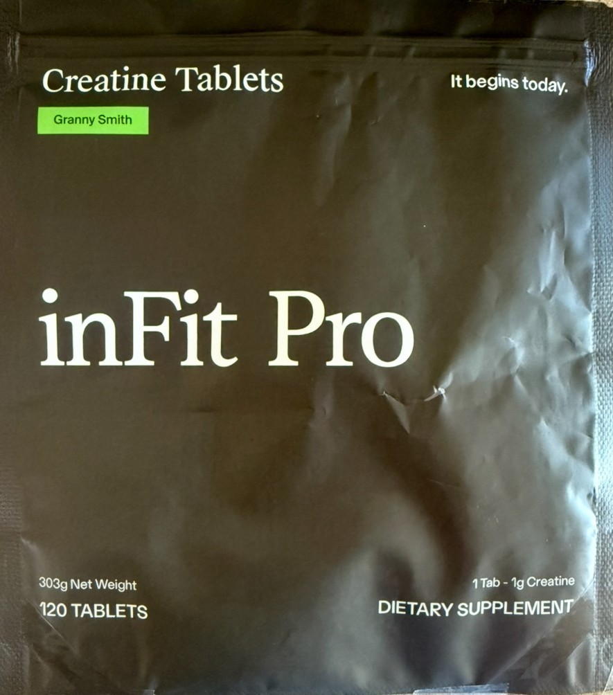 INFIT PRO – Creatine Tablets (Sour Apple) 120ct 1g/tablet