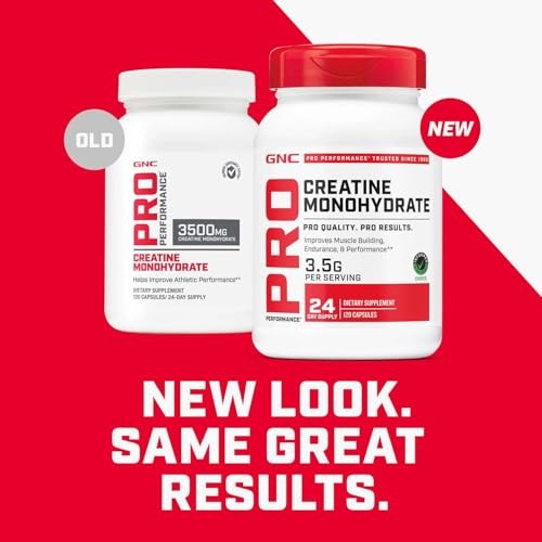 Creatine Monohydrate 3.5g 120 Capsules Muscle Building